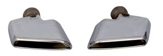 Τετράγωνη Απόληξη Εξάτμισης Roll 230x90 M Performance για BMW Mirror Polished (Ζευγάρι)
