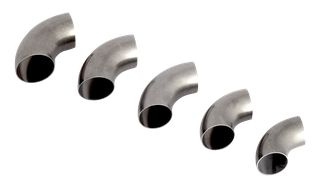 Καμπύλη Εξάτμισης Inox 90° – 28–101.6mm – Ματ / Καθρέφτης