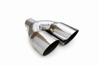 Διπλή Απόληξη Εξάτμισης Mirror Polished