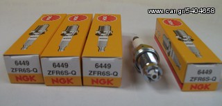 ΛΥΡΗΣ NGK SPARK PLUG ΤΕΣΣΕΡΙΣ ΑΚΙΔΕΣ ZFR6S-Q 6449