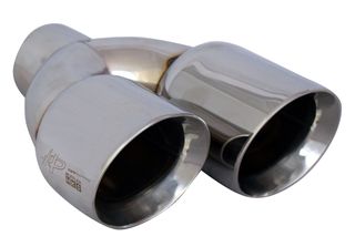 Διπλή Απόληξη Εξάτμισης Double Wall Mirror Polished