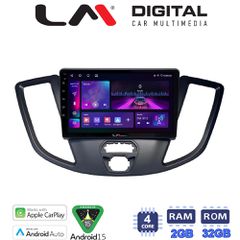LM Digital - LM ZA4758 GPS Οθόνη OEM Multimedia Αυτοκινήτου για Ford Transit 2013 > 2018 (CarPlay/AndroidAuto/BT/GPS/WIFI/GPRS)