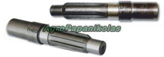 ΑΞΟΝΑΣ ΚΑΡΡΕ ΠΑΡΤΙΚΟΦ PTO ΣΙΛΟ Φ28mm 6 ΔΟΝΤΙΑ L=100mm