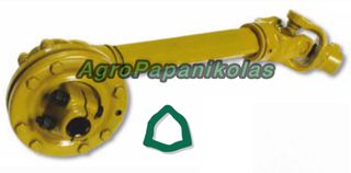 ΑΞΟΝΑΣ ΚΙΝΗΣΗΣ Τ6 45HP 800mm ΜΕ ΣΥΜΠΛΕΚΤΗ 2 ΔΙΣΚΩΝ 160mm AgroCardan