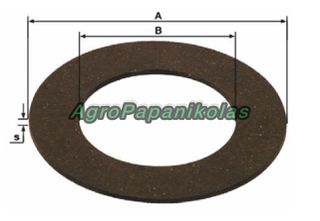 ΔΙΣΚΟΣ ΤΡΙΒΗΣ ΣΥΜΠΛΕΚΤΗ (ΦΕΡΜΟΥΪΤ) ΑΞΟΝΑ PTO 140x85x3,6mm