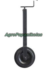 ΟΡΘΟΣΤΑΤΗΣ ΣΤΗΡΙΞΗΣ 70x700mm ΜΕ ΤΡΟΧΟ ΜΕΤΑΛΛΙΚΟ ΜΕ ΣΤΕΦΑΝΙ 320x100mm ΓΙΑ ΣΚΑΛΙΣΤΗΡΙ