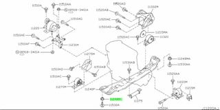 ΛΑΣΤΙΧΑΚΙ ΓΕΦΥΡΑΣ ΚΙΝΗΤΗΡΑ   NISSAN ALMERA N16  PRIMERA P11   1124851E01