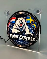 Φωτεινή Πινακίδα Lightbox Deluxe Polar Express Φορτηγού