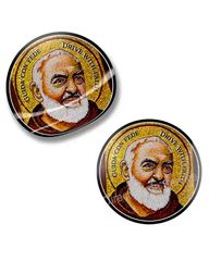 Αυτοκόλλητα Πόρτας Σετ Φορτηγού Padre Pio