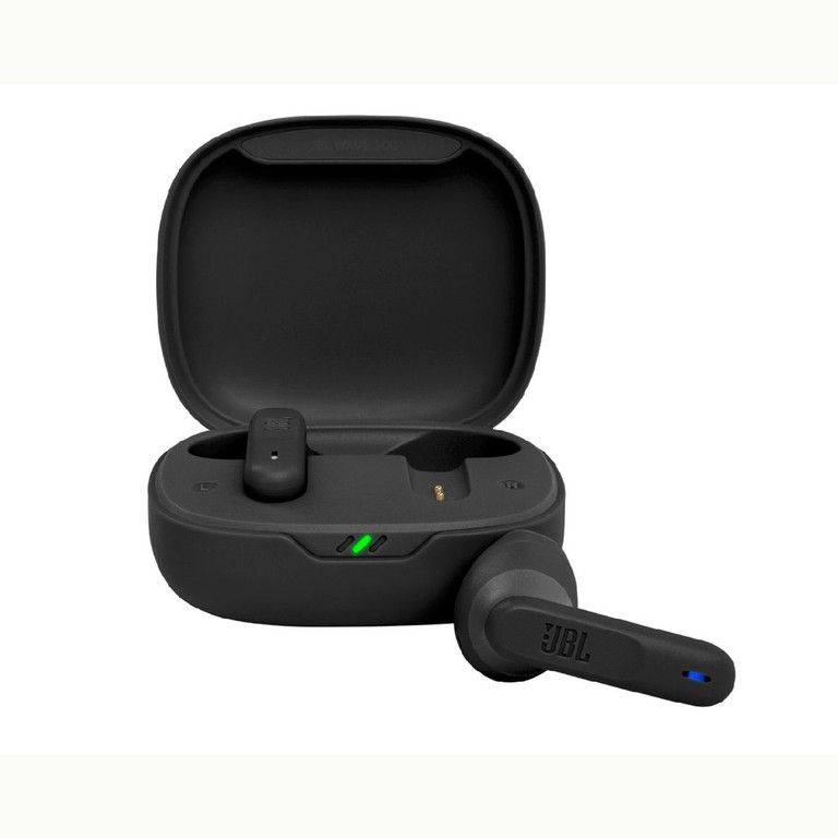 Bluetooth Hands Free JBL Wave 300TWS In-ear με 20 ώρες Αυτονομία IPX2, Deep Bass Sound Μαύρο