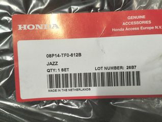 HONDA JAZZ III 2009 -2012 ΓΝΗΣΙΑ ΠΑΤΑΚΙΑ 4ΑΔΑ ΣΕΤ ΜΟΚΕΤΑ 08P14TF0612B 08P14-TF0-612B-thumb-2