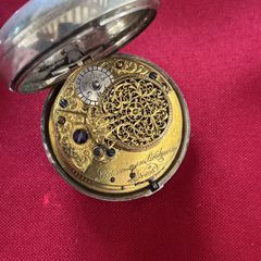 Silver pocket watch james Hinksman