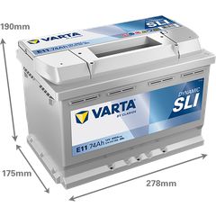 VARTA Dynamic SLI E11 12V 74Ah 680A (EN)-thumb-1