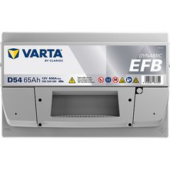 VARTA Dynamic EFB D54 12V 65Ah 650A (EN)-thumb-2