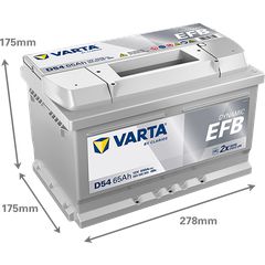 VARTA Dynamic EFB D54 12V 65Ah 650A (EN)-thumb-1