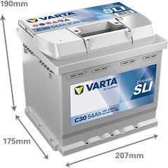 VARTA Dynamic SLI C30 12V 54Ah 530A (EN)-thumb-1