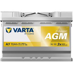 VARTA Dynamic AGM A7 12V 70Ah 760A (EN)