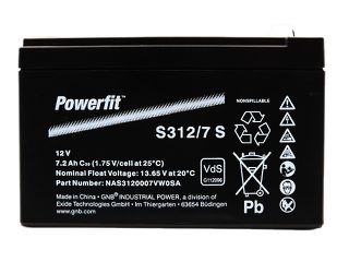 Powerfit AGM S312 / 7 S 12V 7.2Ah