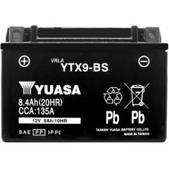 YUASA AGM YTX9-BS 12V 8.4Ah 135A (CCA)