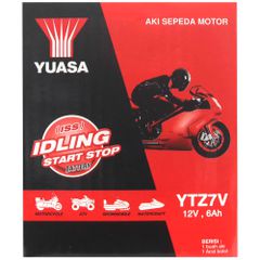 YUASA AGM YTZ7V 12V 6.3Ah 105A (CCA)-thumb-1