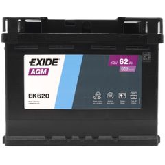 EXIDE AGM EK620 12V 62Ah 680A (EN)