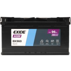 EXIDE AGM EK960 12V 96Ah 850A (EN)