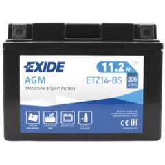 EXIDE AGM ETZ14-BS 12V 11.2Ah 205A (EN)