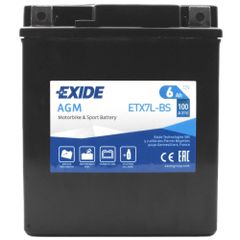 EXIDE AGM ETX7L-BS 12V 6Ah 100A (EN)