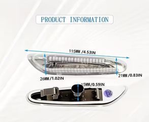 Φλας, Κατάλληλα για BMW Σειρά 1, 3, 5, E81, E82, E88, E90, E91, E92, E93, E46, E60, E61, E83, E84, X1, X3T-thumb-1