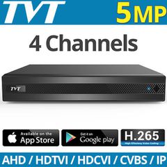 TVT TD-2104NS-HC-H Καταγραφικό HVR 4 Καναλιών με Ανάλυση Full HD+
