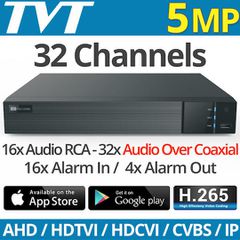 TVT TD-2732NC-HC Καταγραφικό HVR 32 Καναλιών με Ανάλυση Full HD+