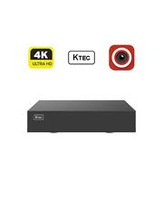 ΚΑΤΑΓΡΑΦΙΚΟ KTEC NVR 8MP H.265 16ch με 8 θύρες PoE ενσωματωμένες