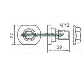 ΒΙΔΑ ΛΕΠΙΔΑΣ KRONE/ POTTINGER Φ18mm ΓΕΡΜΑΝΙΑΣ