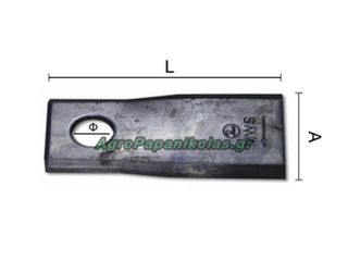 ΛΕΠΙΔΑ ΜΕ ΚΛΙΣΗ VICON 107x48x4 Ø18.5 90261560 R AgroZappa