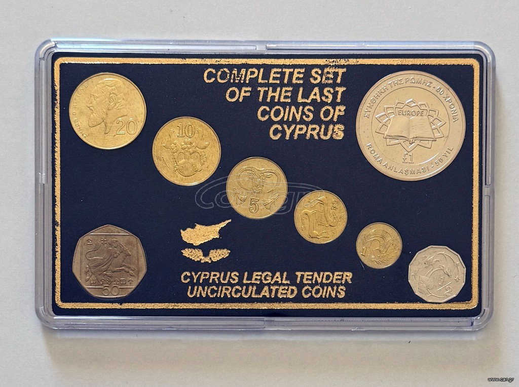 Κύπρος 1983 – 2007 Τελευταίο σετ νομισμάτωντου