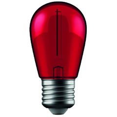 Avide LED Διακοσμητική Λάμπα Filament 1W E27 Κόκκινο