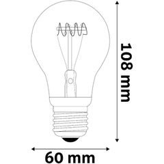 Avide LED Soft Filament 4.5W E27 120° 2700K-thumb-2