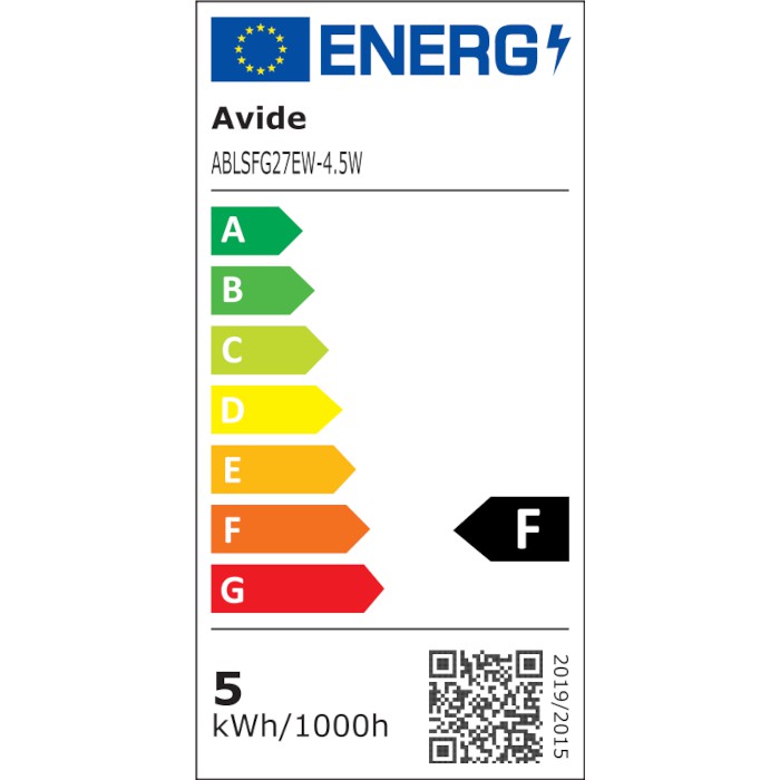 Avide LED Soft Filament 4.5W E27 120° 2700K
