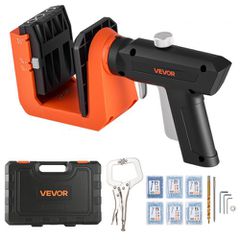 VEVOR Pocket Hole Jig Kit, 12,7 / 19 / 38,1 mm Ρυθμιζόμενη, Περιστρεφόμενη λαβή 360°, Σύστημα οπών Jig Pocket με 260 βίδες, C-Clamp, Stop Collar, Drill Bit, Εύκολη σύσφιξη και προσαρμογή, για ξυλουργι
