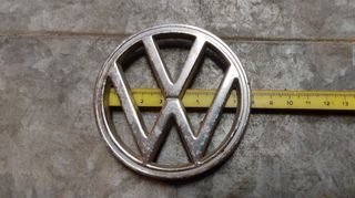 Αυθεντικό Μεταλλικό Σήμα Καπό VW Beetle (Σκαραβαίος) - Vintage PUC