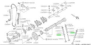 ΕΛΑΤΗΡΙΟ ΒΑΛΒΙΔΑΣ ΚΙΝΗΤΗΡΑ  NISSAN SUNNY N13 GA14S    1320577A00