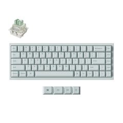 Keychron Q16 HE (Q16HW-L1) QMK Ceramic Custom Hall Effect Keyboard RGB Lime Switch 65% US Green