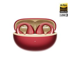 QCY Crossky C30S Red (QT33S) Open Ear BT6.0 LDAC/AAC/SBC Earbuds 40h Call noise AI cancelation Dual