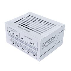 LIAN LI SP1000P White - 1000W 80+ Platinum PSU - 10 Years Warranty - 12V-2x6 - Japanese Capacitors
