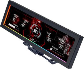 Lian Li 8.8" Universal Screen Black - For Any PC - ARGB Frame - Display Panel - LCD Mini Monitor