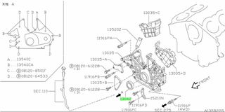 ΤΣΙΜΟΥΧΑ ΕΜΠΡΟΣ ΣΤΡΟΦΑΛΟΥ  NISSAN  1351060U00