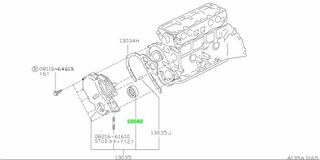 ΤΣΙΜΟΥΧΑ ΕΜΠΡΟΣ ΣΤΡΟΦΑΛΟΥ  NISSAN  A12  VANETTE A15     13510H1000