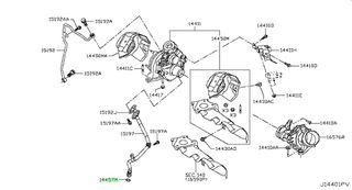 ΤΣΙΜΟΥΧΑ ΣΩΛΗΝΑ  NISSAN  QASHQAI J11    XTRAIL T32    R9M     1445700Q0D