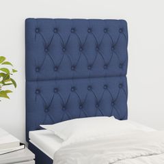 vidaXL Κεφαλάρι Μπλε 80x7x118/128 εκ. Ύφασμα