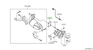 ΦΛΑΝΤΖΑ ΤΟΥΡΜΠΙΝΑΣ TURBO NISSAN  QASHQAI J10   TIIDA C11  NOTE E11    K9K     1446200Q0D